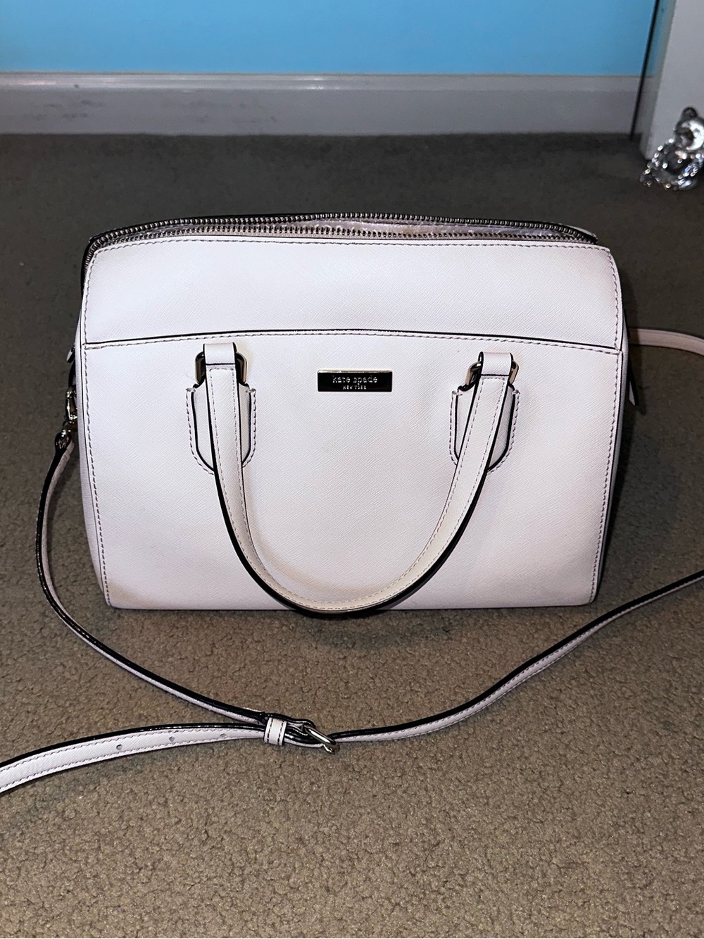 Kate Spade Laurel Way Lanae Satchel in Blush Pink